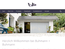 Tablet Screenshot of buhmann-buhmann.de